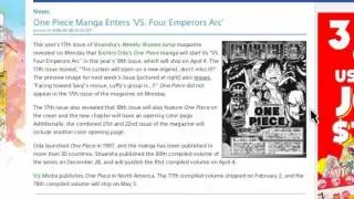 One piece vs four emperors arc