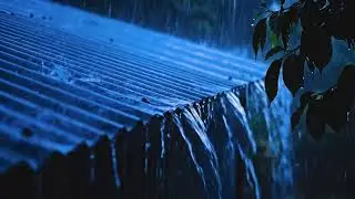 Midnight Rain ASMR Minimal Style: Soft Falling Drops, Quiet Night, Deep Restful Atmosphere