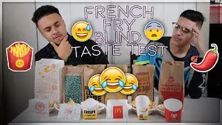 CAN YOU GUESS THE FRY??? BLIND FRENCH FRY TASTE TEST