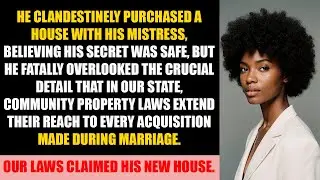 He bought house with her. Forgot community property laws applied