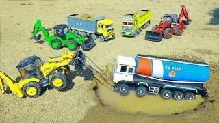 Tata heavy loaded truck accident help by police 😱Car Wala video pulling 