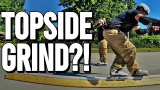 MY 1ST TOPSIDE GRIND! (TOP ACID, UNITY, ROYALE) Faction Tactical V1 // Aggressive Inline Skate Vlog