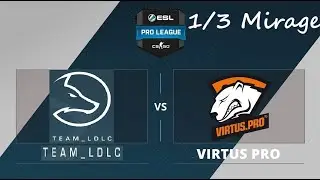Team LDLC vs Virtus.pro  - 1/3 Mirage. Мажор EMS One Katowice 2014. Playoff 1/4 Стадия. CS:GO