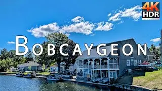 Explore Bobcaygeon Ontario Canada| Bobcaygeon 4K HDR Walk (August 2025)