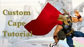 DIY | Custom cape for Thor The Mighty (Marvel Legends action figure)