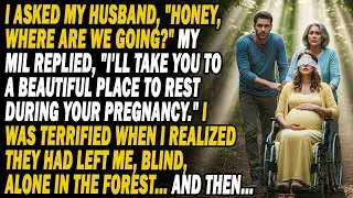 My Husband&His Mom Said We'd Go Somewhere Beautiful🥰But They Left Me Alone😵Blind⛰️In The Deep Forest