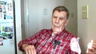 Роджер Уэйд, 8-я воздушная армия, 384-я бомбардировочная группа, 546-я эскадрилья, вспоминает свой первый боевой вылет.