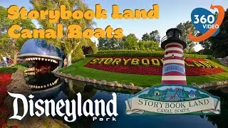 Storybook Land Canal Boats Full Ride- 360&deg; video - 6.1K | Disneyland 2023