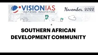 2.4 Southern African Development Community (SADC) || International relations ||