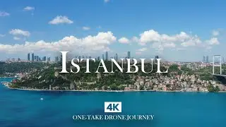 ISTANBUL in 4K &ndash; Aerial View of Rumeli Fortress and Bosphorus with Relaxing Piano, Ney and Kanun