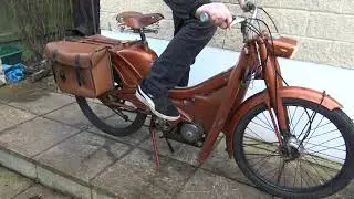 Rare Mobylette AV48 start up