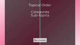 Oral Communication 2.8: Outline Organization Styles