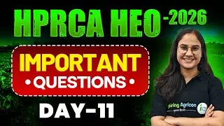 HPRCA HEO Exam - 2026 | Important questions | HP Horticulture Extension Officer | Oseen ma'am