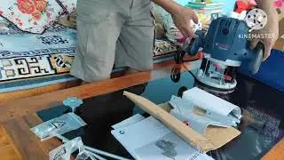 unboxing Bosch Gof 130 professional plunge Router#tools 💯