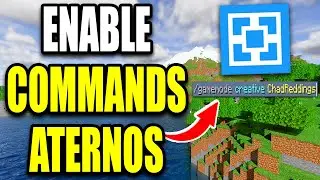 How To Get Commands For Aternos Minecraft Server - 2024