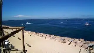 LIShore Shinnecock Inlet Webcam northeast view July 5, 2018