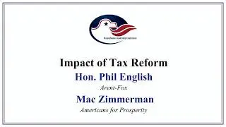 PLC2018: A Conversation: Impact of Federal Tax Reform