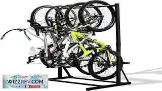 StoreYourBoard Freestanding 5 Bike Storage Rack The Original G Bike Indoor Garage Floor