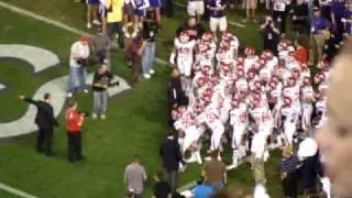 #16 Utah Utes Come Onto the Field to Face #4 TCU