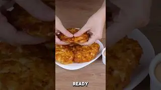 Хрустящие сырные куриные оладьи