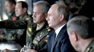 Putin attends Russia's largest war games in recent years