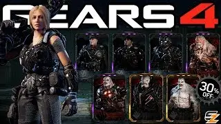Gears of War 4 - Black Steel Black Friday Sales Esports Characters Day 2! (Esports DLC)