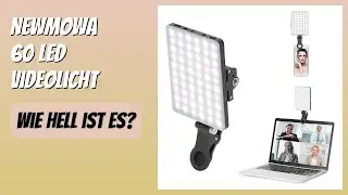 BEWERTUNG (2025): Newmowa 60 LED Videolicht. Infos