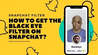 How to Get the Black Eye filter on Snapchat