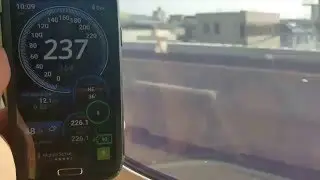 N700 Series Shinkansen - Speed by GPS