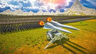 M24 MISSILE LAUNCHER, T831 & POLICE VS 4 MILLION CYBER MONSTERS, ZOMBIES & SAVAGEV !! UEBS 2