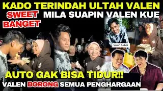 Sweet! Jadi Kado Spesial Ulang Tahun Valen di Suapin Mila Kue, Borong Semua Penghargaan Sosmed Award