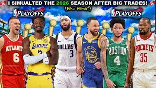 Simulating the 2026 NBA Season Again! (Live 2k Games)