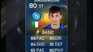 FIFA 15 TOTS Gabbiadini (80) /IG Stats & Gameplay