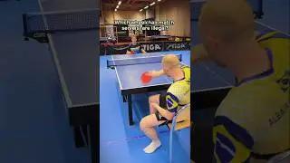 Which Serve(s) Are Illegal? Wheelchair Edition #tabletennis #pingpong
