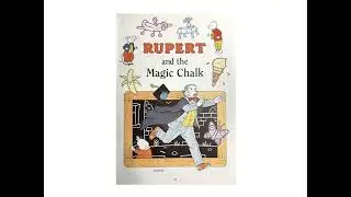 RUPERT AND THE MAGIC CHALK | Read Along Story Time | Kids Bedtime Reading