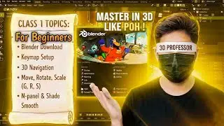 3D Animation शुरू कैसे करें? 🤔 Basics Of Blender 0️⃣1️⃣❗Blender Tutorial for Beginners ||