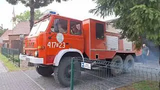 [GES 110] [TRĄBY] Alarmowanie i wyjazd alarmowy do wypadku samochodowego 🚗🚒🚨
