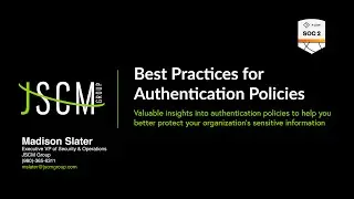 Strengthening Your Security: Best Practices for Authentication Policies