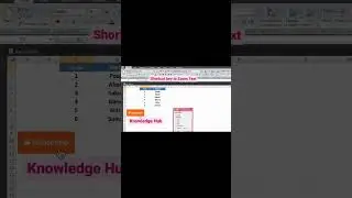 Shortcut key to Zoom in or out in Excel | Excel trick #43 #shorts #youtubeshorts