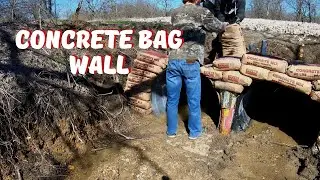 Concrete Bag Wall