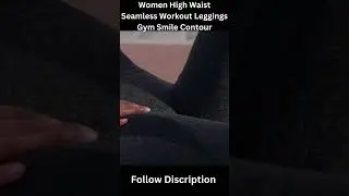 Women High Waist Seamless Workout Leggings Gym Smile Contour #shorts #fitness #amazongadgets