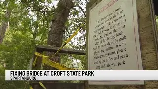Spartanburg community stepping up to help state park after flooding demolishes vital bridge