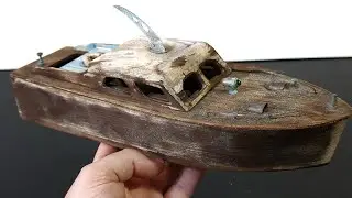 Restoration Wooden Boat 1960