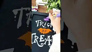 The countdown to candy and costumes is on! 🍬👻 #chalkboard #halloween #happyhalloween