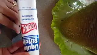 How to use fabric glue on Velcro easy way