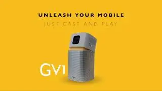 BenQ GV1 Wireless Portable Projector - Unleash Your Mobile, Just CAST and PLAY