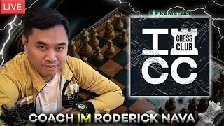 IM Roderick Nava will play and share some tips to the ICC users!