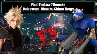 Final Fantasy 7 Remake: Cloud vs Shinra Thugs
