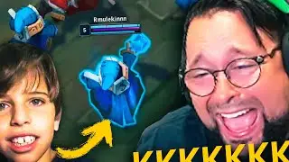 Mulekinn virou minion para ajudar Gordox! 😂 (League of Legends) MD10 na smurf #3