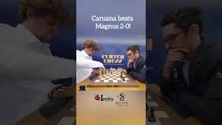 Caruana beats Magnus back to back! #chess #chessbaseindia #fabianocaruana